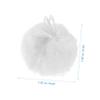 Beaupretty 4Pcs Fuzzy Ball Makeup Powder Puff Soft Facial Cleaning Pads for Women Portable Dry Powder Box Design for Cheek Color Application view 4