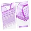 Beaupretty Plastic Nail Cleaning Brush 1 Piece Fingernail Dust Brush for Home Salon Use Effective Nail Care Tool Ergonomic Handle for Comfortable to Hold view 4