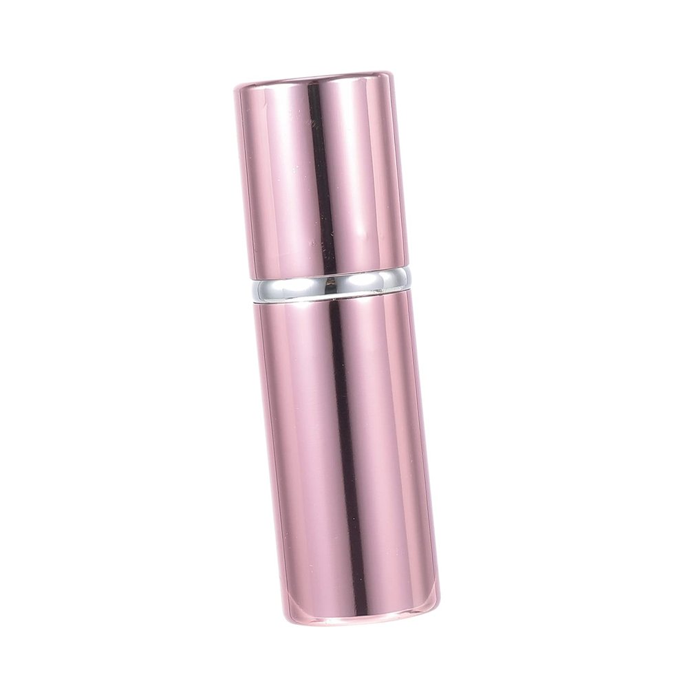 DECORNIJIA Mini Oil-absorbing Stone Facial Massager Makeup Brush Dual-head Volcanic Roller for Oily Skin Portable Beauty Tool for Go Touch-ups Pink