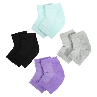 Beaupretty 4 Pairs Moisturizing Gel Heel Socks for Cracked Comfortable Foot Care Socks for Men and Women Breathable Design for Daily Wear