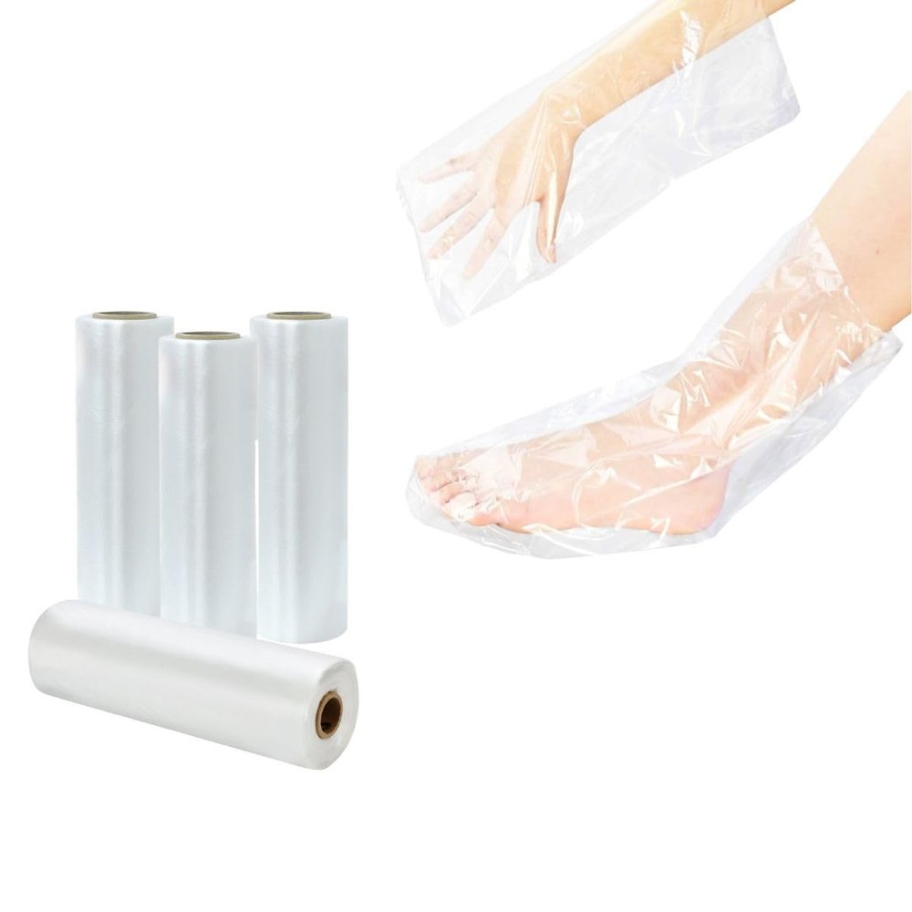 TP Plastic Paraffin Wax Bags for Hands and Feet 764 Count Disposable Plastic Liners for Paraffin Wax Machine, Heated Mitts and Booties, Refill Covers for Wax Treatments and Spa Use