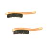 FRCOLOR Beard Brush for Men 2Pcs Long Handle Portable Beard Styling Tools Soft Boar Bristle for Travel and Daily Use view 1