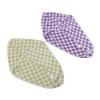 Beaupretty 2pcs Fleece Hair Cap Checkerboard Pattern Women's Absorbent Hair Dry Cap Quick-Drying Turban Towel view 1