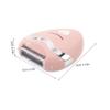 Beaupretty 1set Heart-Shaped Electric Shaver for Women Hair Removal Device for Sensitive Areas and Portable for Travel for Underarm and Legs Care view 2