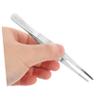 Beaupretty Professional Stainless Steel Eyebrow Tweezers Slanted Tip for Precision Facial Hair Removal Ergonomic Design for Men and Women for Eyelash Extensions and Grooming view 4
