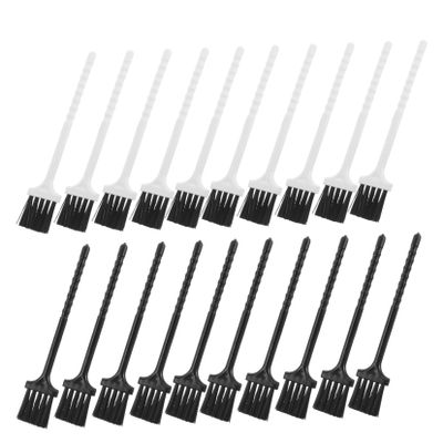 Beaupretty 20pcs Narrow Cleaning Brush for Razor Electric Shaver Brush Replacement Small Grooming Accessory Gentle Bristles for Longevity