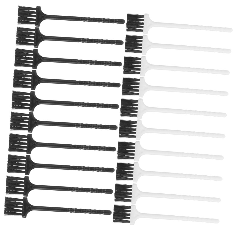 minkissy 20pcs Razor Cleaning Brush Long Handle Electric Shaver Grooming Tool Portable and Multifunctional Brush for Men Efficient Stubble Removal and Easy Access to Reach Areas