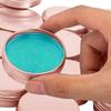2 Ounce Aluminum Tin Jar with Screw Cap 60mL Tin Cans Refillable Containers for Cosmetic, Lip Balm, Cream, Lotion, Balms, Spices, Salve, Rose Gold 80 Pcs view 2
