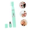 Healeved 1pc Electric Eyebrow Trimmer Rechargeable Brow Remover for Women Safe and Painless Facial Trimmer for Upper Lip Chin and Cheeks Green view 3