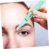 Healeved 1pc Electric Eyebrow Trimmer Rechargeable Brow Remover for Women Safe and Painless Facial Trimmer for Upper Lip Chin and Cheeks Green view 4