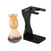 VALICLUD Men's Shaving Brush Set 2-Piece Acrylic Beard Brush Holder Stand Suitable for Grooming and Shaving for Bathroom Countertops view 1