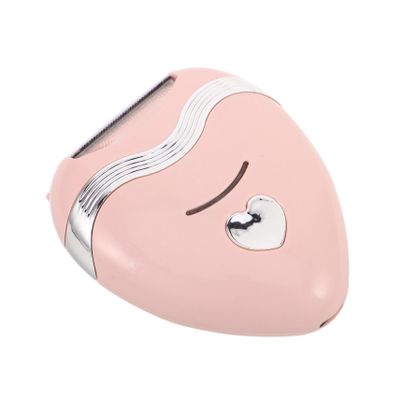 FRCOLOR 1Set Women Electric Trimmer Heart Shaped Hair Removal Device for Travel Wet Dry Shaver for Sensitive Skin Portable Underarm and Leg Grooming
