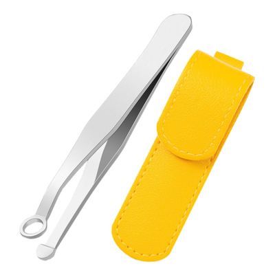 VALICLUD Stainless Steel Nose Hair Trimmer Portable Nose Hair Clip Scissors for Personal Care Round Tip Design for Men and Women Travel-Friendly Grooming Tool