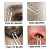 VALICLUD Stainless Steel Nose Hair Trimmer Portable Nose Hair Clip Scissors for Personal Care Round Tip Design for Men and Women Travel-Friendly Grooming Tool view 3