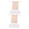 FRCOLOR 2sets Makeup Remover Pad Set Resuable Face Pads Fiber Pads Facial Puff Makeup Remover Accessories 6pcs*2 view 1