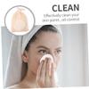 FRCOLOR 2sets Makeup Remover Pad Set Resuable Face Pads Fiber Pads Facial Puff Makeup Remover Accessories 6pcs*2 view 4