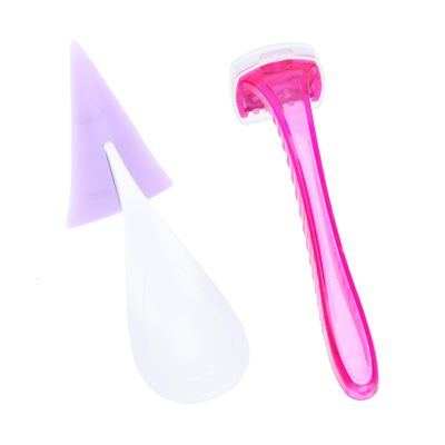 Ipetboom 1Set Bikini Hair Razor for Women Ergonomic Design for Comfortable Shaving Lightweight and Durable Hair Trimmer for Intimate Grooming Travel Friendly Design Random Colors