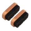 FOMIYES 2Pcs Beard Brush for Grooming and Styling Hair Removal Cleaning Durable Beech Brush for Home and Salon Use for Mens Beard Care view 1