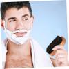 FOMIYES 2Pcs Beard Brush for Grooming and Styling Hair Removal Cleaning Durable Beech Brush for Home and Salon Use for Mens Beard Care view 4