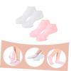SAFIGLE Moisturizing SEBS Foot Care Socks for Women and Girls 2 Pairs Anti-Slip Design Softening and Hydrating for Dry Cracked Feet for Relaxing view 3