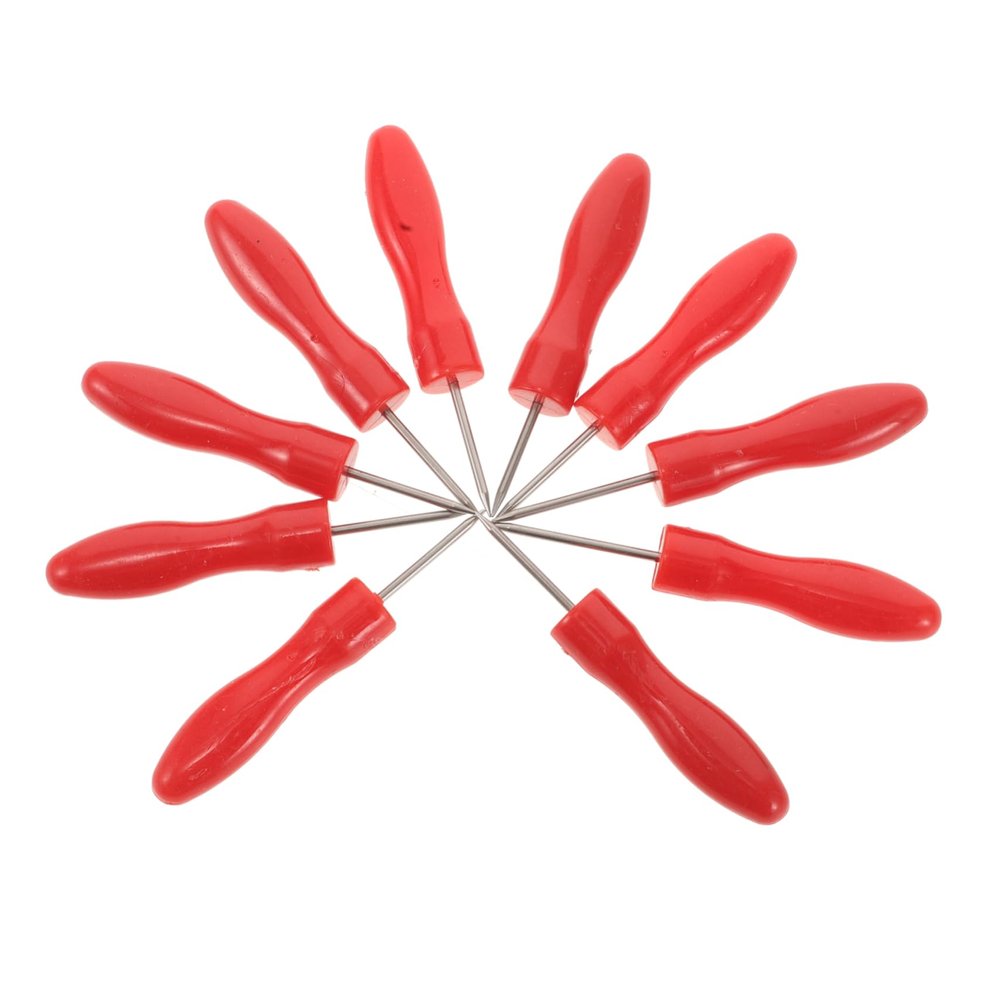 WOFASHPURET 10pcs Glue Bottle Nozzle Piercing Needles for Lash Extension Supplies Stainless Steel Opening Tools for Anti-Blocking Nozzle Essential for Salon and Personal Use