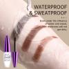 3PCS Easy Peel off Eyebrow Gel, Qiciy Eyebrow Gel Easy Peel Off, Peel Off Eyebrow Waterproof & Sweatproof for All Skin Types (All) view 4