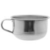 Beavorty Stainless Steel Shaving Bowl Handle 1-Piece Shave Mug for Men for Shaving Soap and Cream Easy to Clean Suitable for Daily Grooming view 1