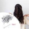 50 Pieces Hair Perm Rods Rubber Bands No Heat Perm Tools Curly Hair Rods for Salon Quality Styling view 4