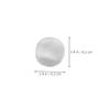 Beaupretty 120pcs Makeup Remover Pads Round Shape Soft Non-Woven Material for Eye Face and Nail Makeup Removal Lint Exfoliating view 2