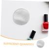 Beaupretty 120pcs Makeup Remover Pads Round Shape Soft Non-Woven Material for Eye Face and Nail Makeup Removal Lint Exfoliating view 3