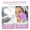 FRCOLOR 2pcs Makeup Removing Towels Exfoliating Gloves Face Cleaning Gloves Makeup Remover Cleansing view 4