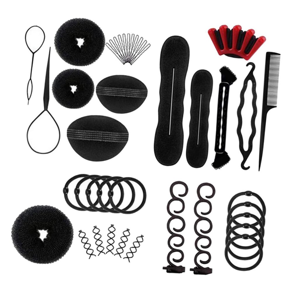 BIUDECO Hair Updo Tools Set Hair Bun Maker Braiding Tools Chignon Maker for Styling Design