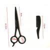 PartyKindom Beard Care Tool Set  3-Piece Grooming Kit Stainless Steel Beard Scissors Precision Trimming Shears and Small Comb for Men view 2