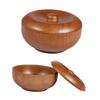 Beaupretty 1pc Wooden Shaving Bowl for Men Practical Shaving Cream Container with Lid for Home Barber Use present for Male Friends view 2