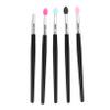 Beaupretty 5Pcs Silicone Eyeshadow Brush Set Large Glitter Eyeshadow Applicators for Women Professional Makeup Tools for Blending and Lining view 1