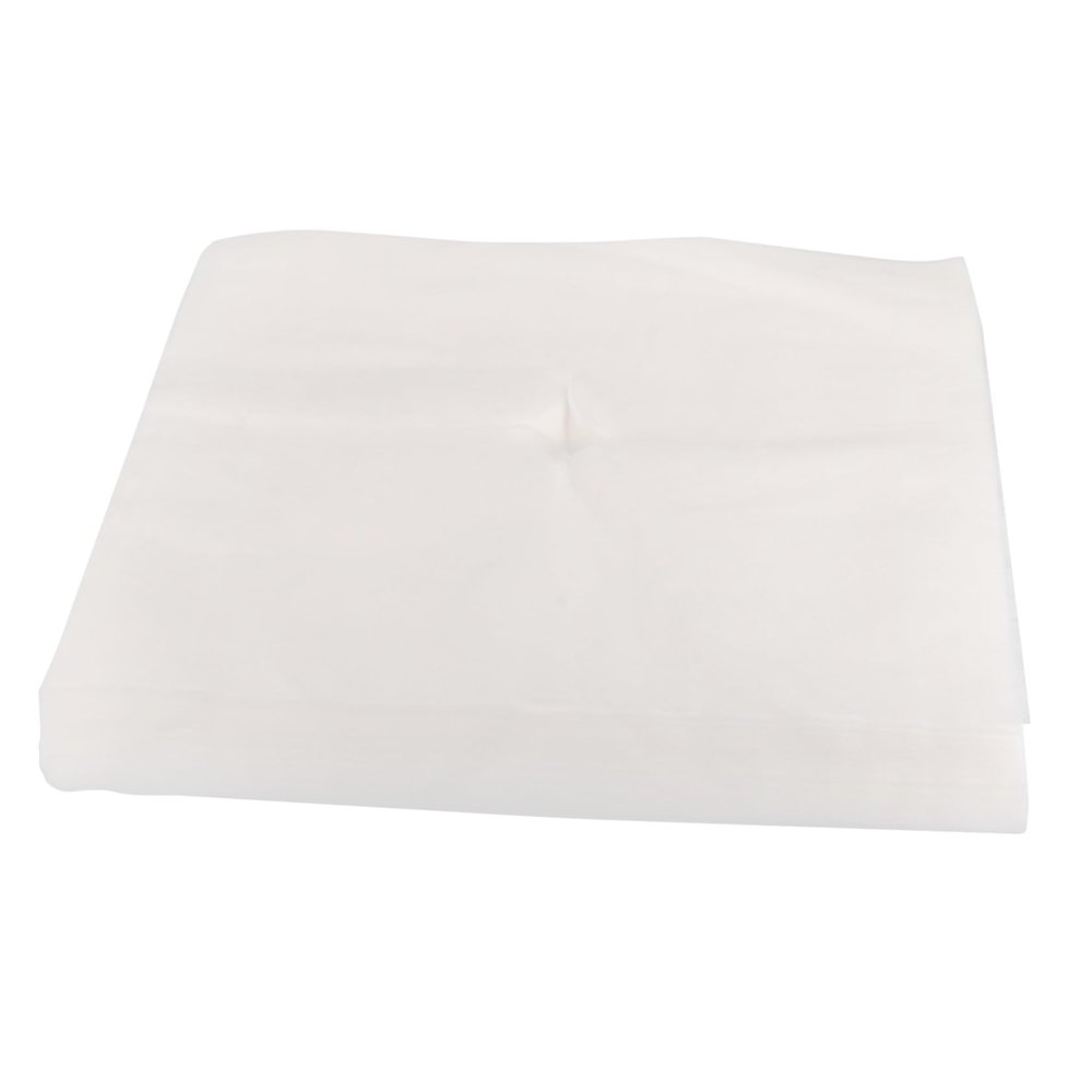 Beaupretty 100pcs Disposable Massage Face Covers with Breathing Hole Soft Non Woven Facial Pads for Massage Table Comfortable and Breathable Towel for Spa and Beauty Treatments White