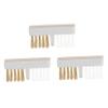 BESTYASH 3PCS Copper Wire Nail Bit Cleaner Brush Ergonomic Manicure Tool for Professional and Home Use Durable Material Convenient for Travel for Cleaning Nail Drill Heads view 1