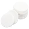 Beaupretty 10pcs Cotton White Ribbon Powder Puff for Loose Powder Makeup Gentle Applicator for for Mineral and Talcum view 1