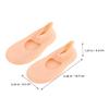 Baluue 2Pair Heel Repair Socks Moisturizing Non Slip Silicone Foot Gel Socks for Cracked Feet Treatment Breathable Sebs Skin Tone Options view 2