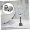 Beaupretty 2pcs Manual Razor Stand Aluminum Razor Holder Base for Safety Portable Shaving Storage Base for Home and Travel view 4