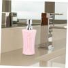 IWOWHERO 1Pc Ceramic Refillable Shampoo Bottle with Pump Stylish Bathroom Lotion Dispenser Mermaid Elegant Design for Travel and Home Toiletries Convenient Liquid view 2
