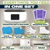 Paraffin Wax Machine for Hand and Feet  3400ml Hand Wax Paraffin Machine with Fast Heating, Adjustable Temperature 2 Heat Modes Accessories Kit  Smooth Skin & Relaxing Spa at Home During Winter Days view 3