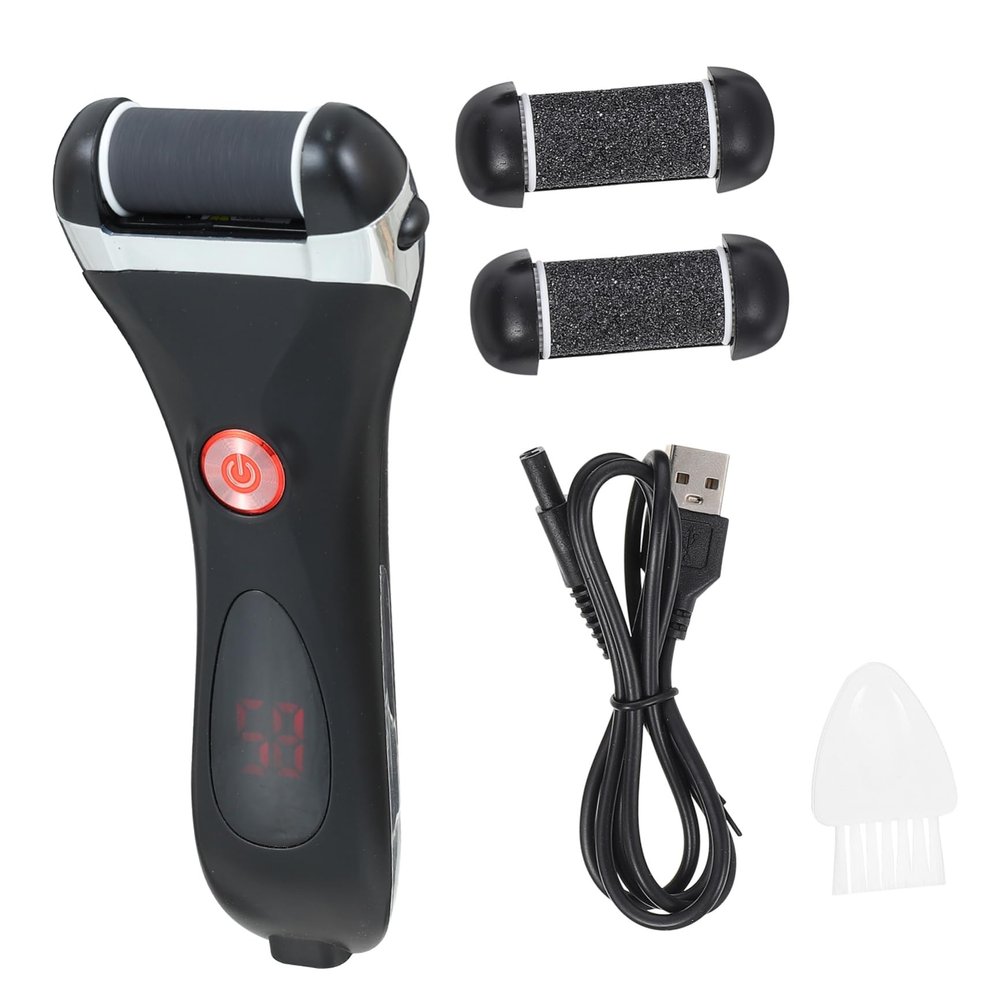 DEARMAMY Electric Foot Callus Remover Pedicure Tool 1 Set Automatic Foot File for Heel and Dead Skin Suitable for Home Use Exfoliating and Callus Removal