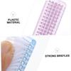 BESTYASH 15pcs Long Handle Nail Brush for Nail and Toenail Cleaning Bright Colors for Mood Enhancement for Office Bathroom and Travel Use view 3