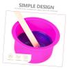 Angoily Silicone Wax Melting Pot for Hair Removal Non-Stick Inner Bowl Reliable Wax Heater Pink Color Waxing Supplies for Home Use view 4
