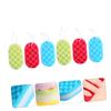 HAKIDZEL 6pcs Exfoliating Bath Sponges Shower Cleaning Brush Body Scrub for Shower Bath Random Color view 3
