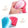 HAKIDZEL 6pcs Exfoliating Bath Sponges Shower Cleaning Brush Body Scrub for Shower Bath Random Color view 4