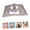 Alipis Cartoon Cute Coral Fleece Hair Drying Hat Ultra Absorbent Water Wrap for Women Thick Microfiber Shower Cap Fast Drying Towel for Wet Hair Reusable view 3