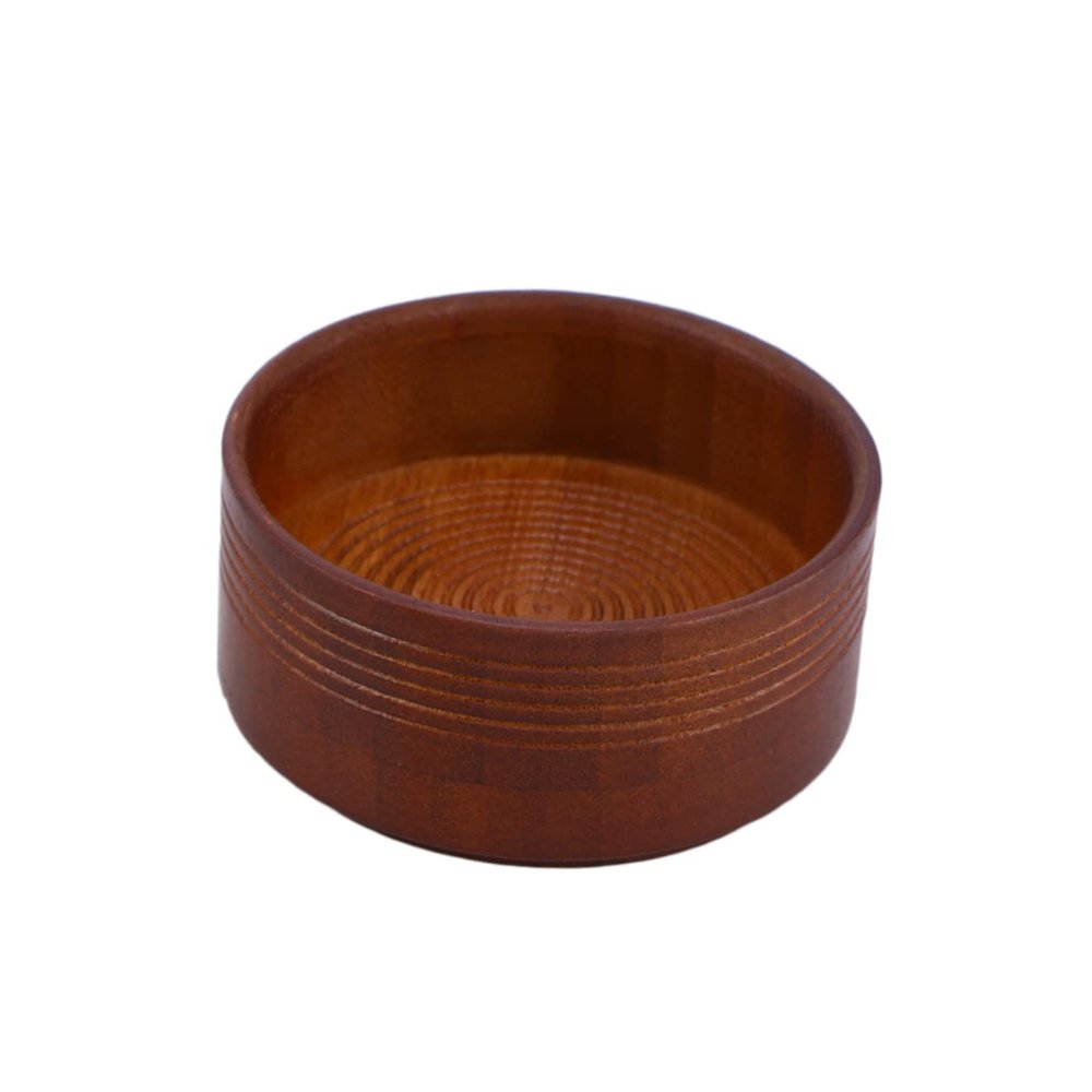 CALLARON Men's Durable Shaving Bowl Large Deep Wooden Cup for Wet Shaving Comfortable Use and Hot Water Fathers and Friends
