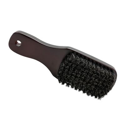 ASAKKURA 1pc Salon Beard Brush for Men Practical Dark Brown Bristle Tool for Beard Care and Grooming Skin-friendly Beech for Valentine Day and Father Day